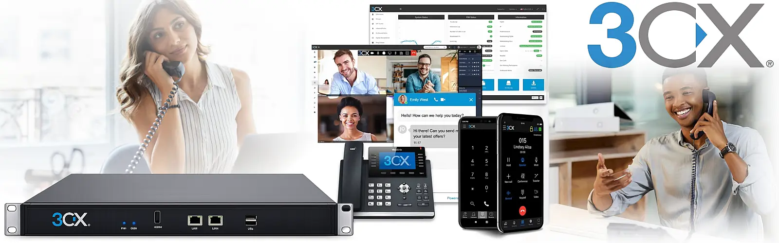 3CX PBX Phone System Dubai UAE — On-Premise Software PBX