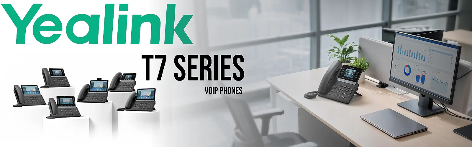 Yealink T7 Series IP phones Dubai — T73 T74 T77